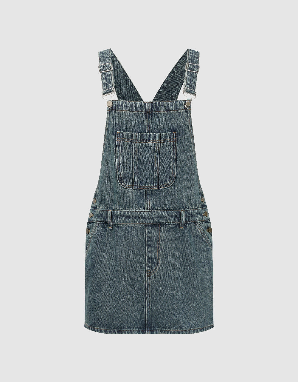 Denim Pinafore Dress