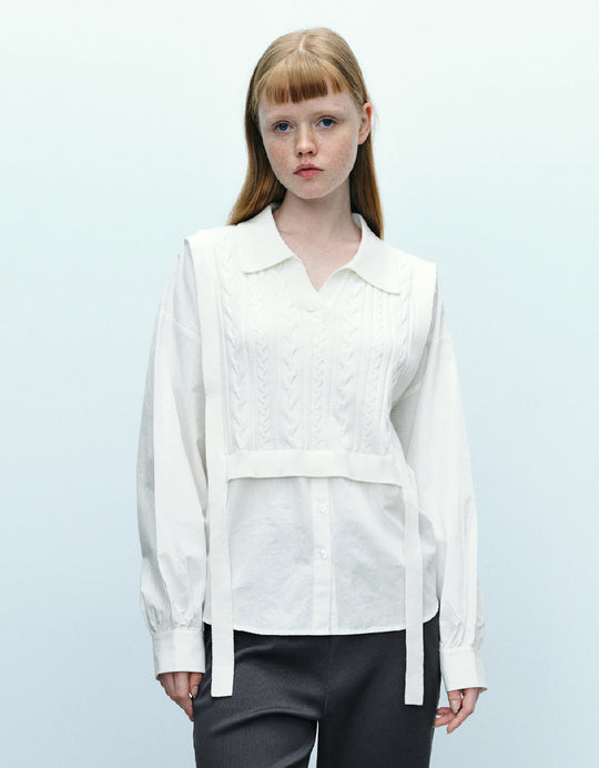 2 In 1 Knitted T-Shirt