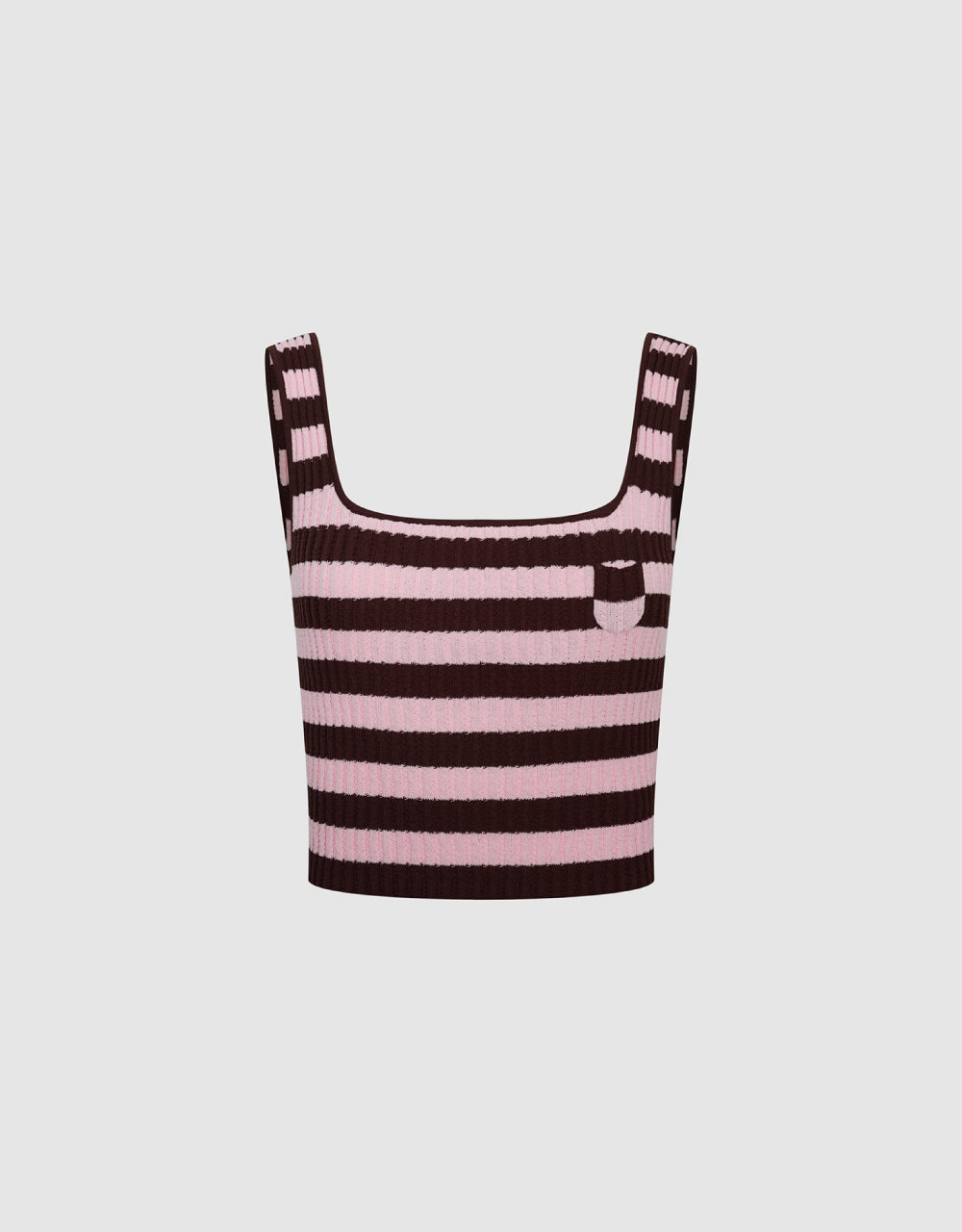 Striped Knitted Tank Top