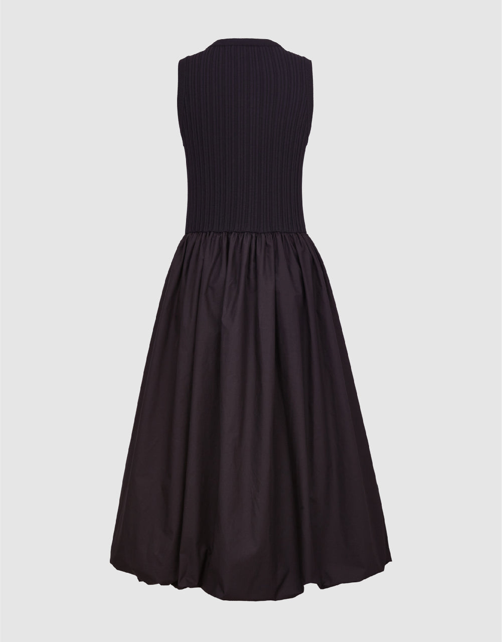 Sleeveless  Two-Toned Knitted Dress
