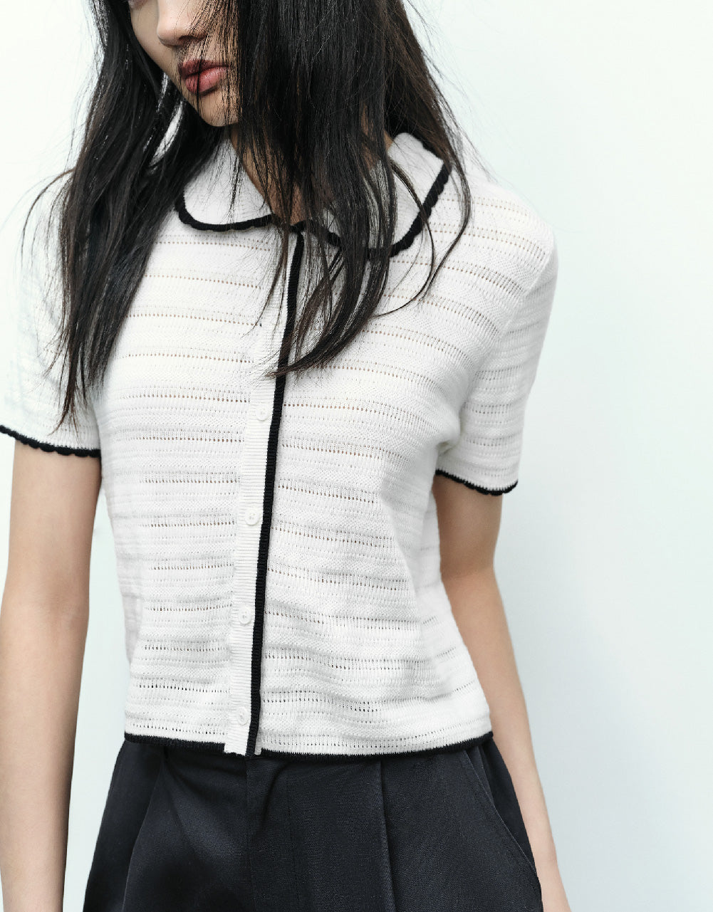 Button Up Knitted Cardigan
