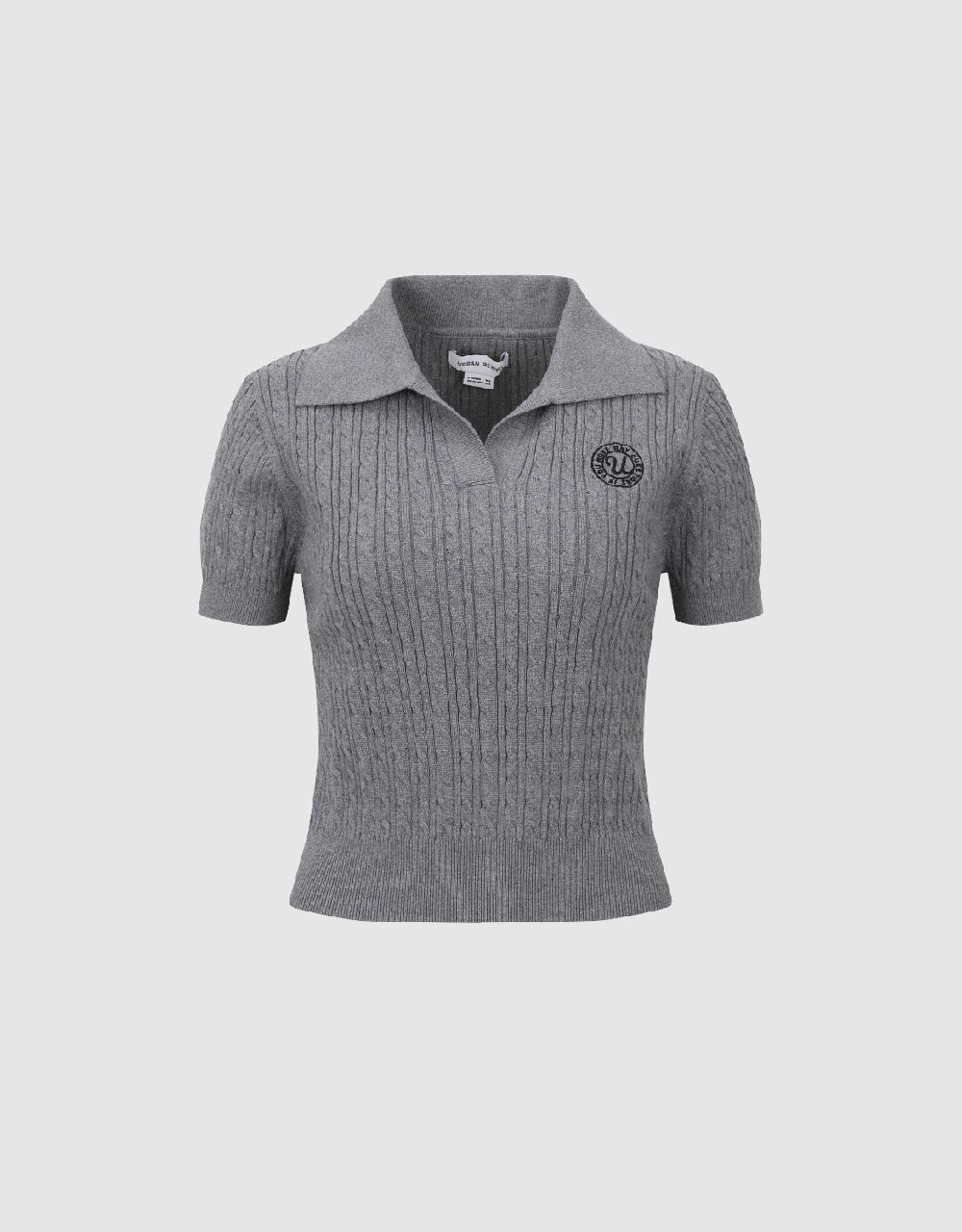 Standard Sleeve Polo Knitted T-Shirt