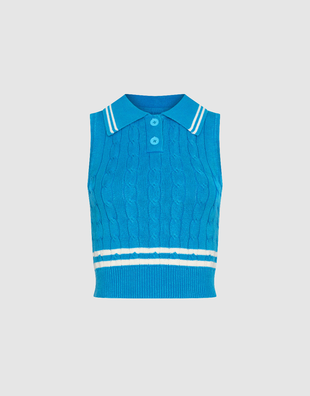 Lapel Knitted Vest