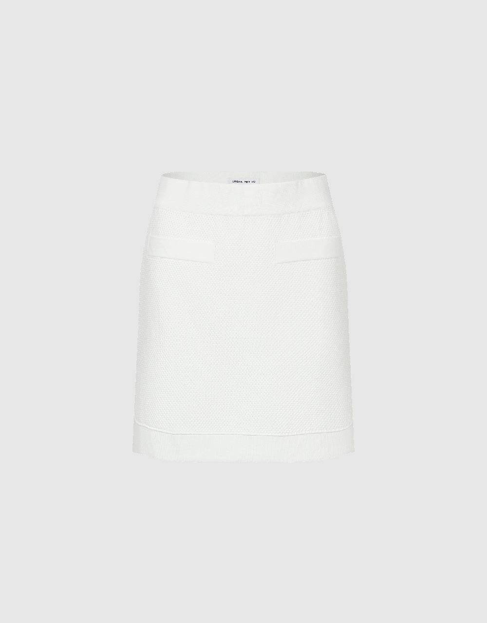 Mini Straight Knitted Skirt