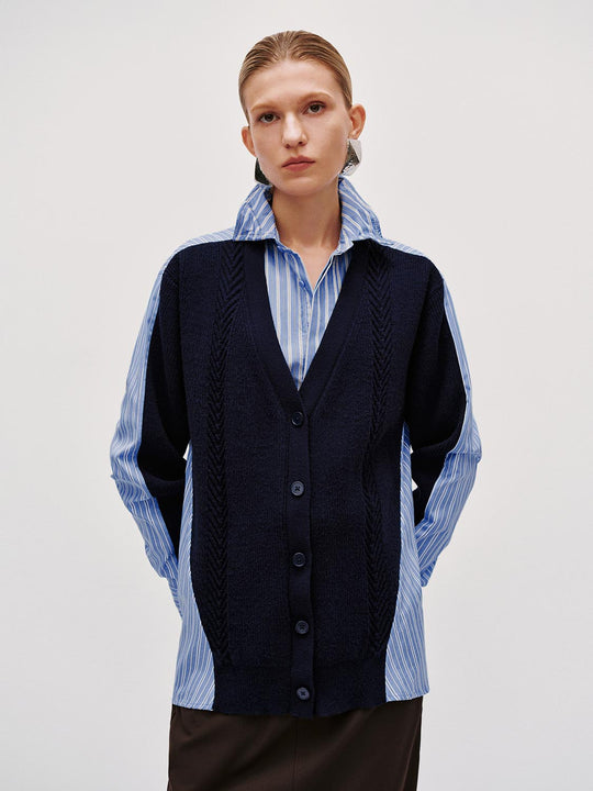 2 In 1 Knitted Cardigans