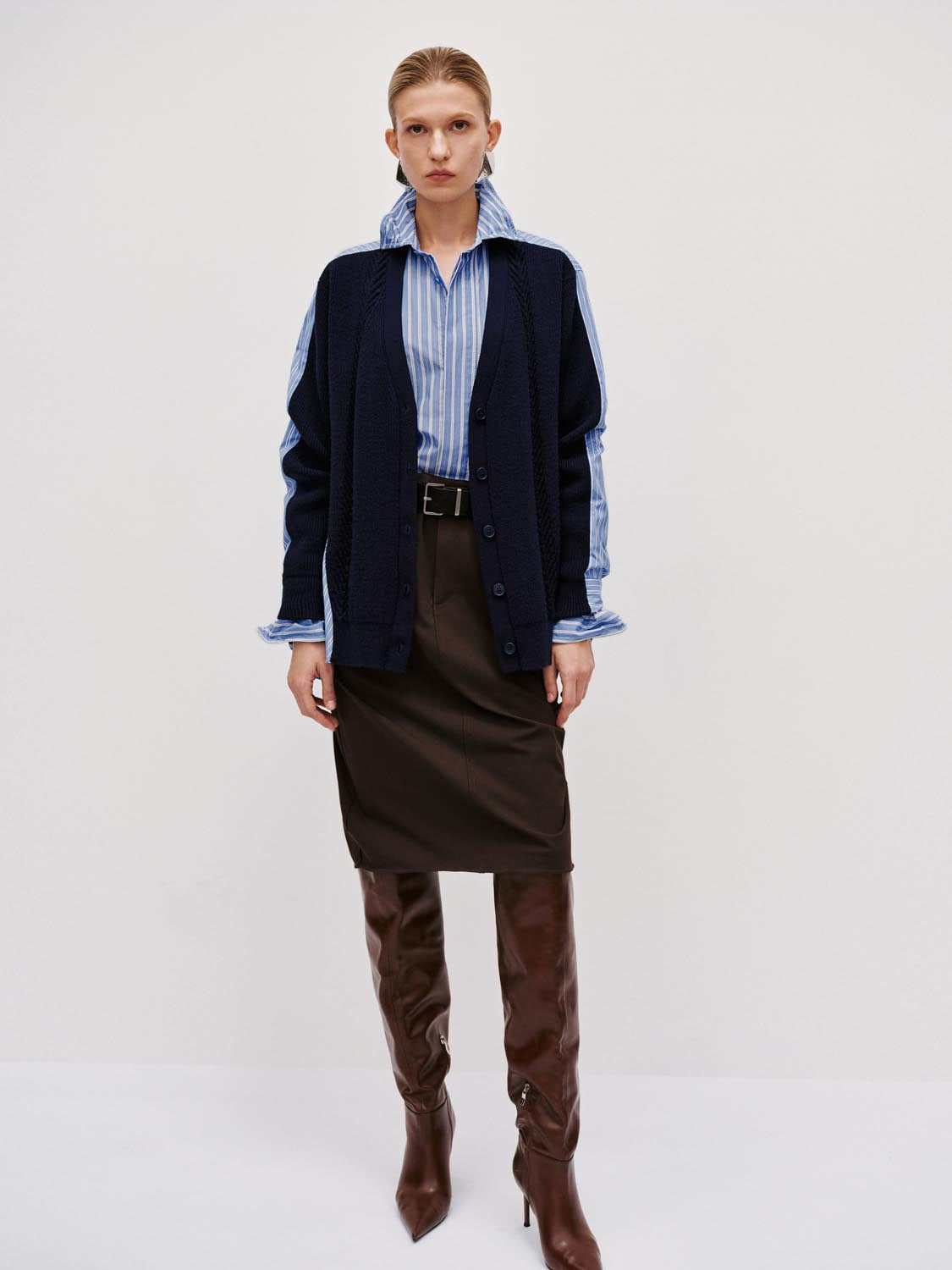 2 In 1 Knitted Cardigans