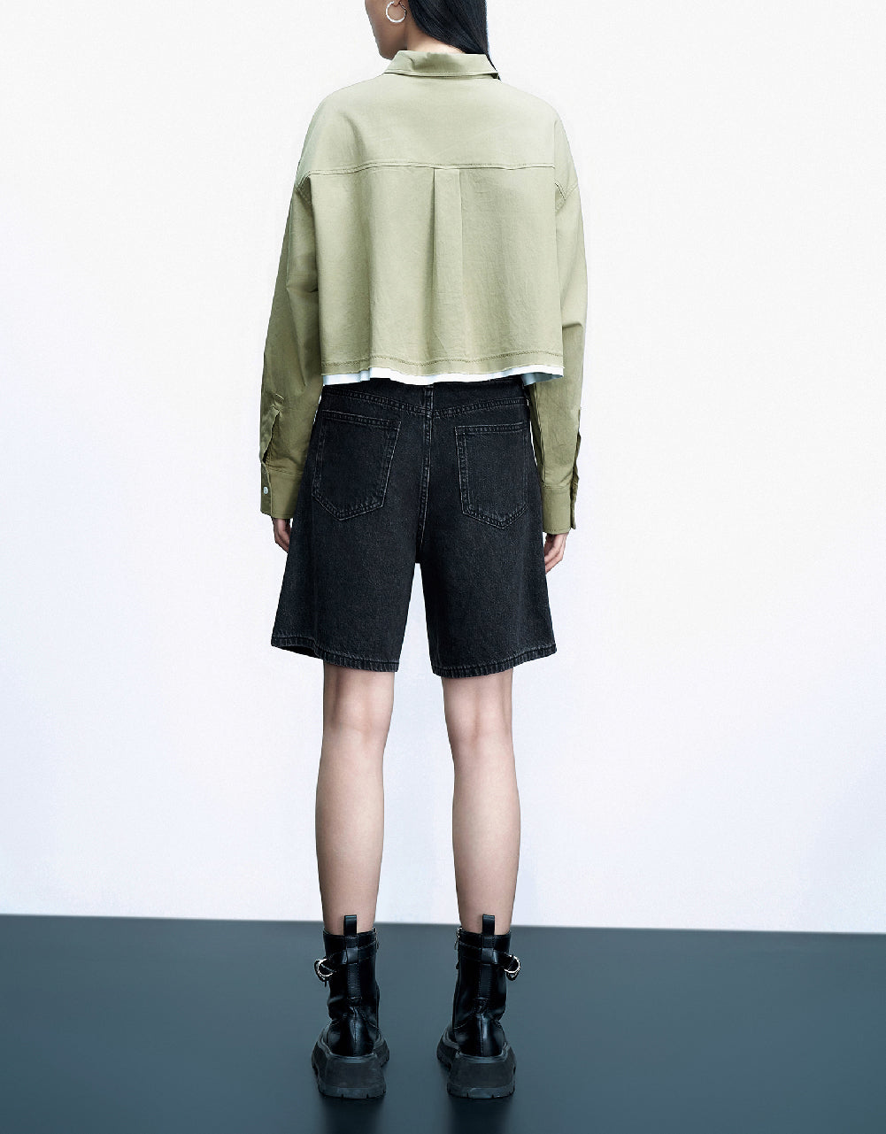 Button Up Straight Shirt