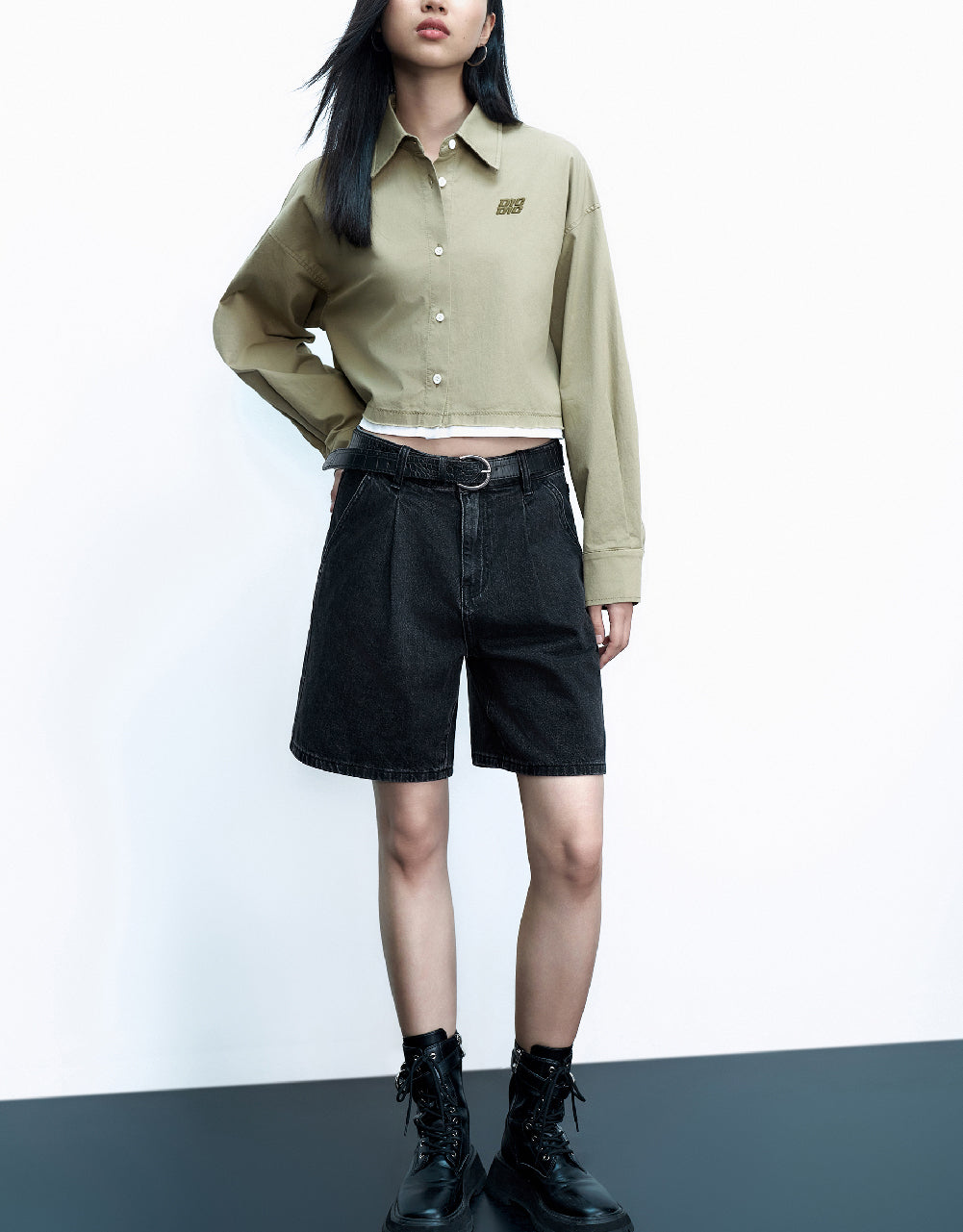 Button Up Straight Shirt