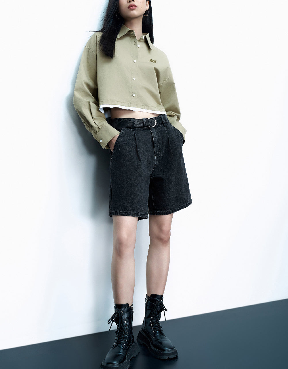 Button Up Straight Shirt