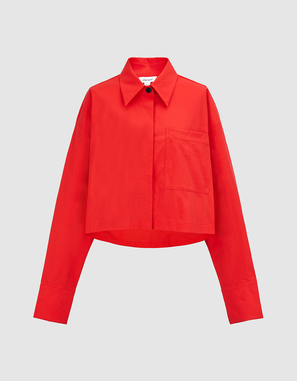Cropped Straight Shirt
