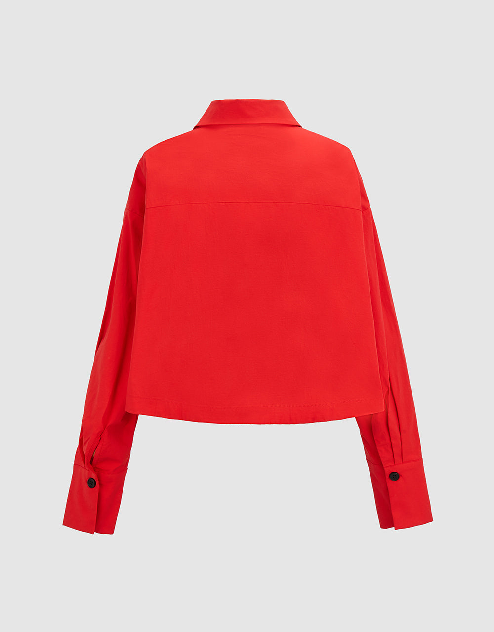 Cropped Straight Shirt