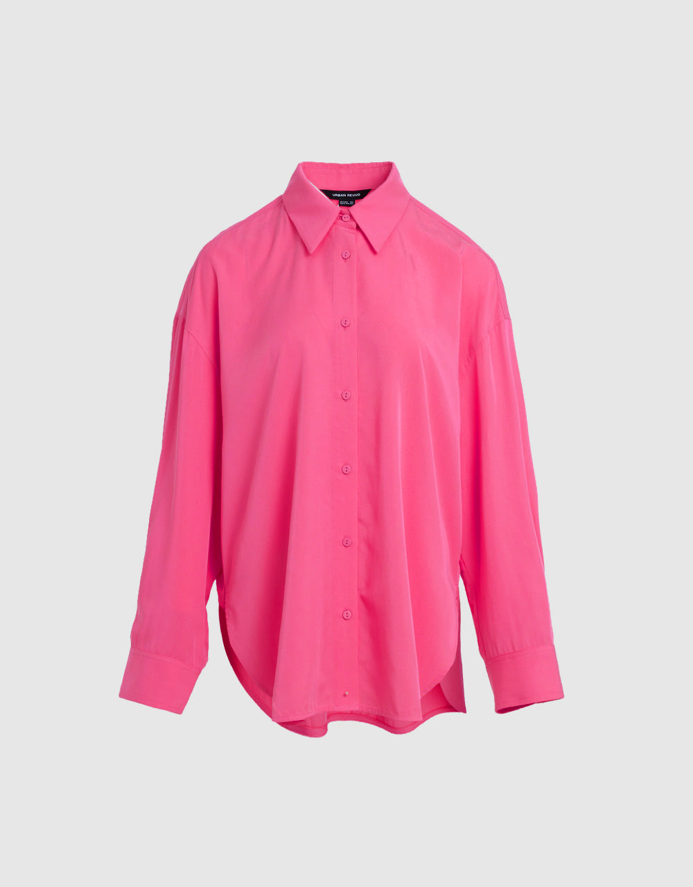 Raglan Sleeve Lapel Overhead Shirt