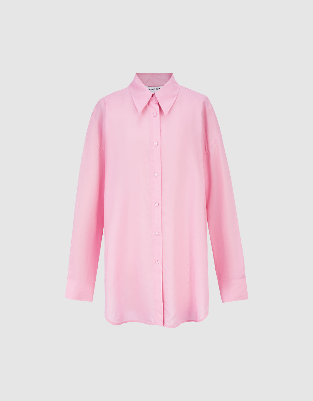 Drop Shoulder Sleeve Lapel Shirt