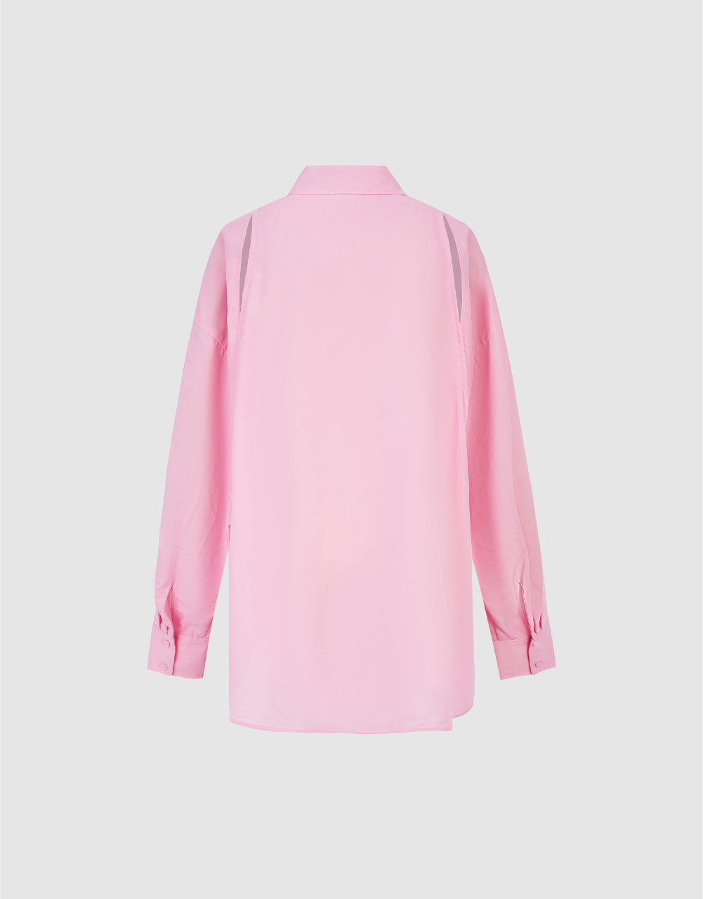 Drop Shoulder Sleeve Lapel Shirt