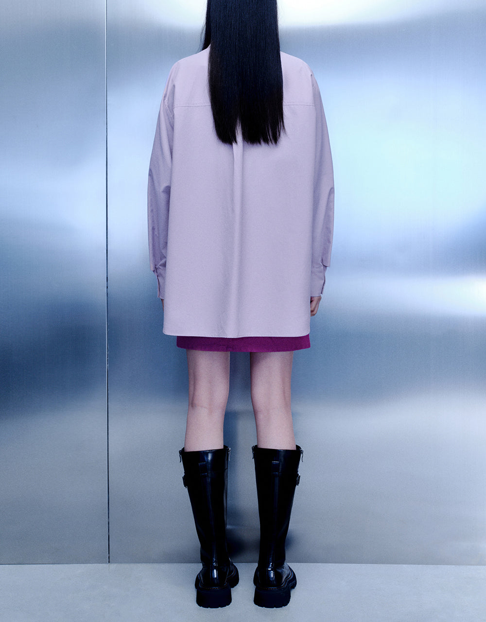 Button Up Straight Shirt