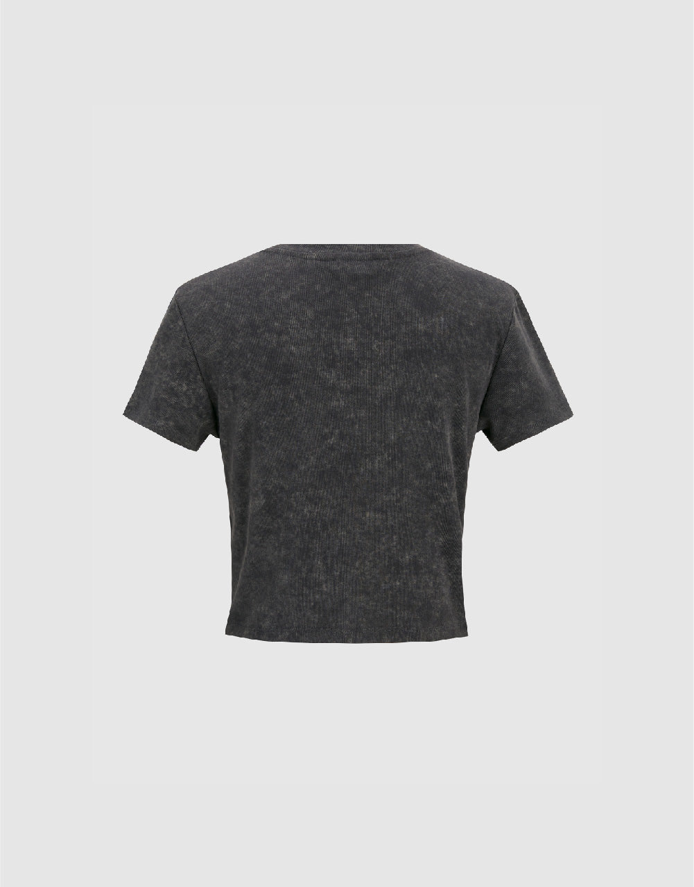 Hexagram Printed Crew Neck Skinny T-Shirt