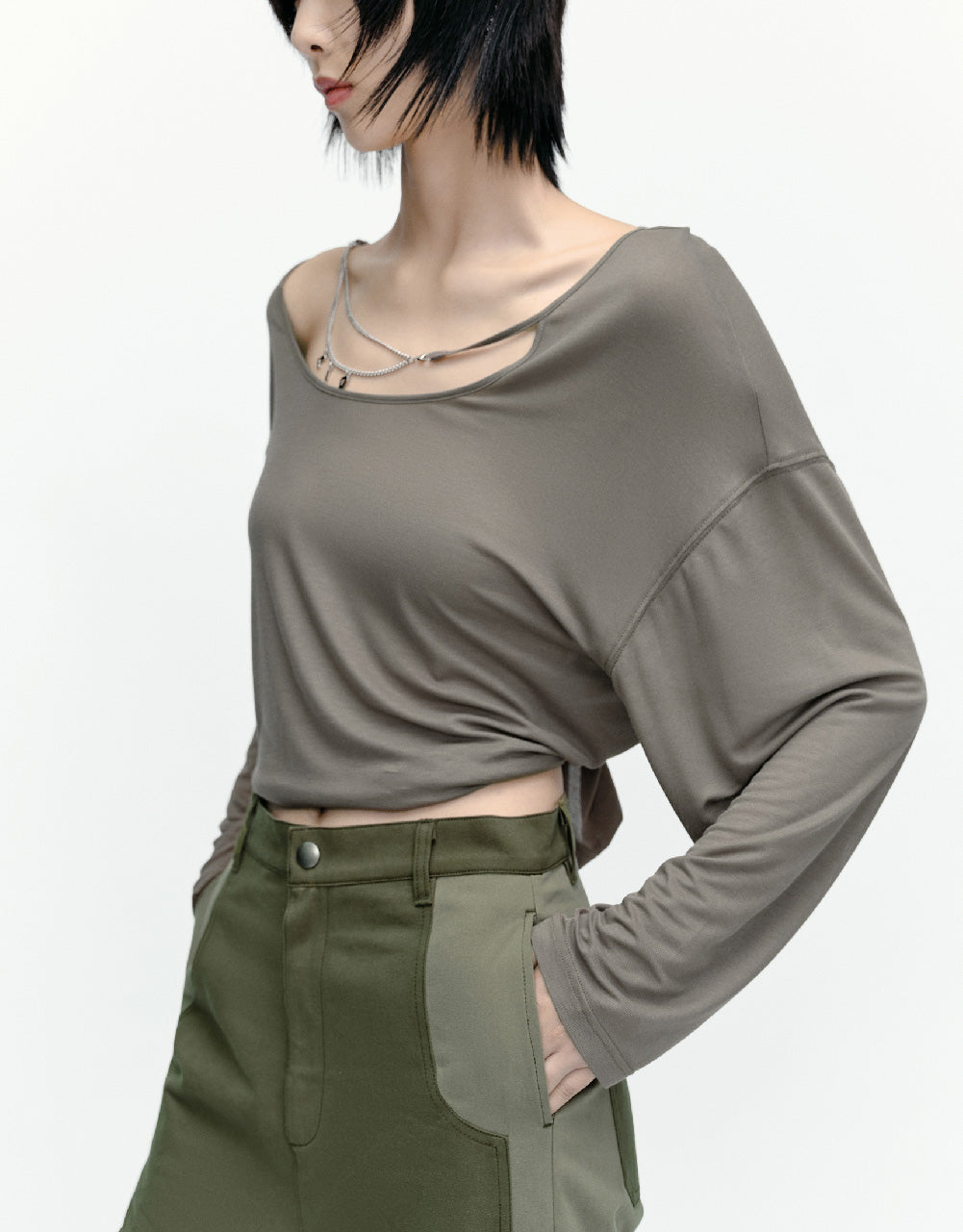 Crew Neck Loose T-Shirt