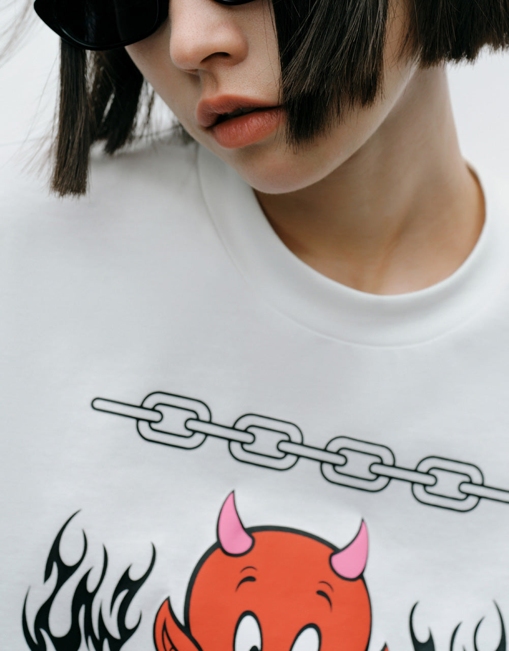 Hot Stuff Printed Crew Neck T-Shirt