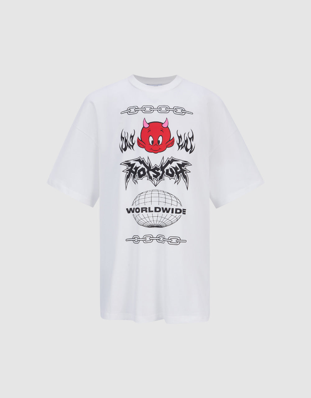 Hot Stuff Printed Crew Neck T-Shirt
