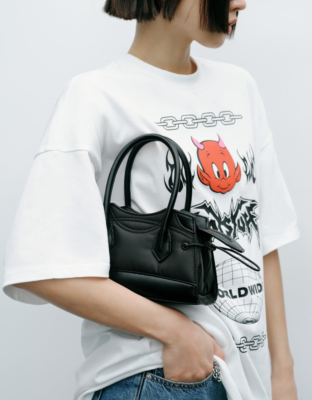 Hot Stuff Printed Crew Neck T-Shirt