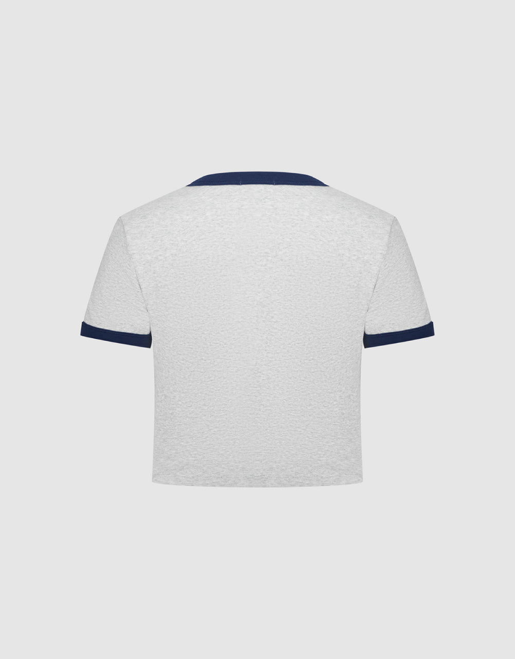 Printed Crew Neck Skinny T-Shirt