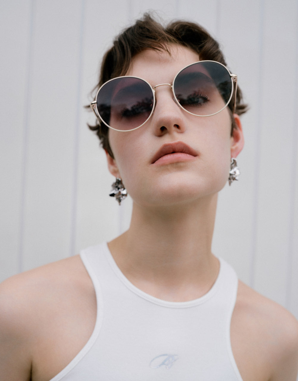 Crew Neck Short Tank Top