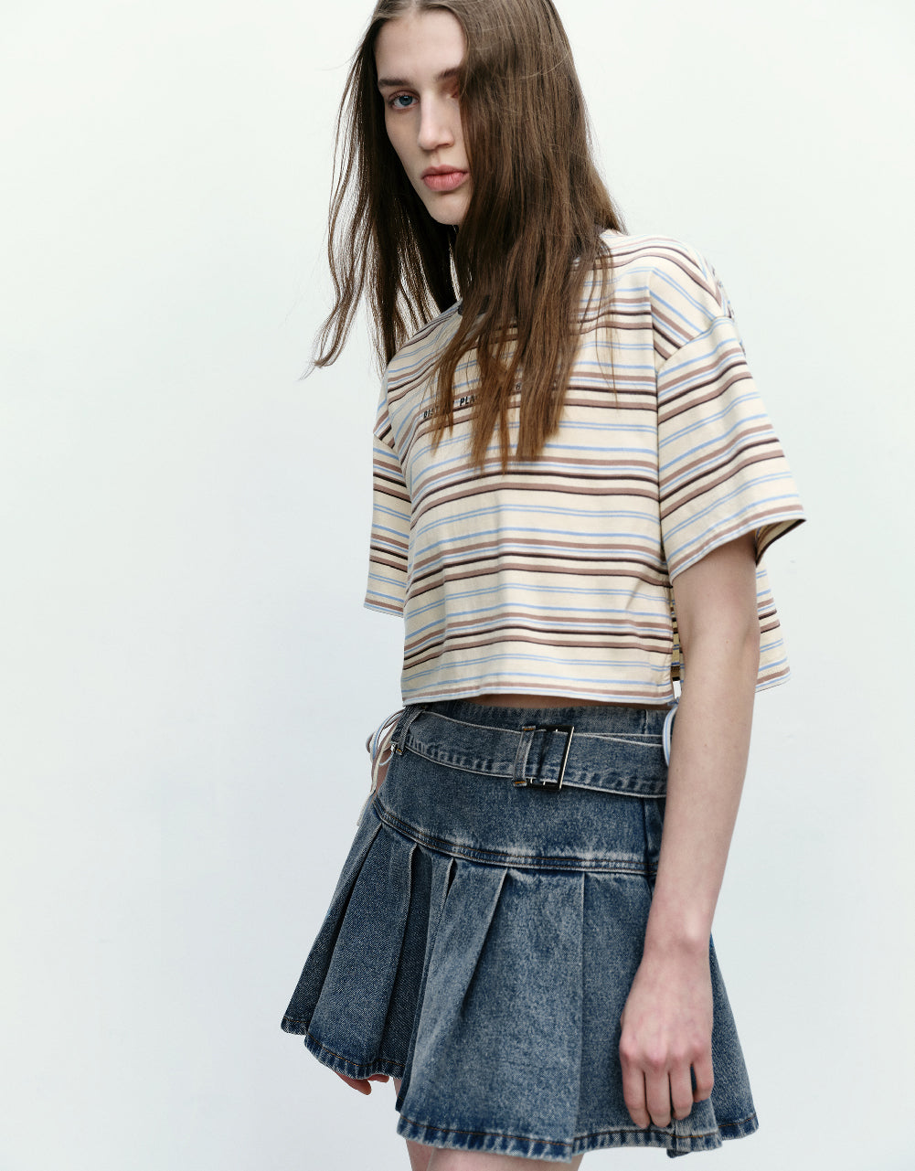 Striped Crew Neck T-Shirt