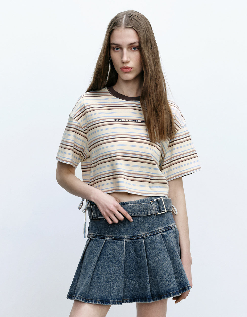 Striped Crew Neck T-Shirt