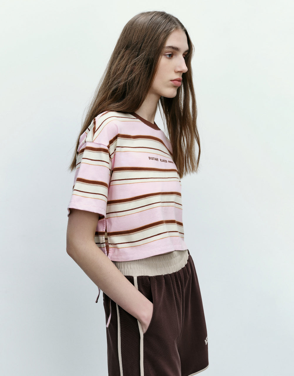 Striped Crew Neck T-Shirt