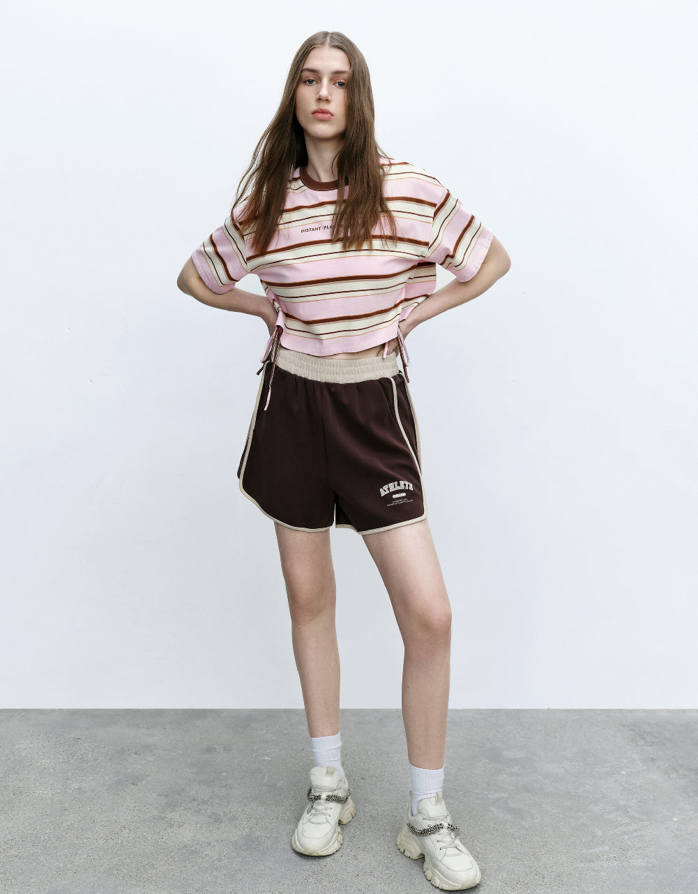 Striped Crew Neck T-Shirt