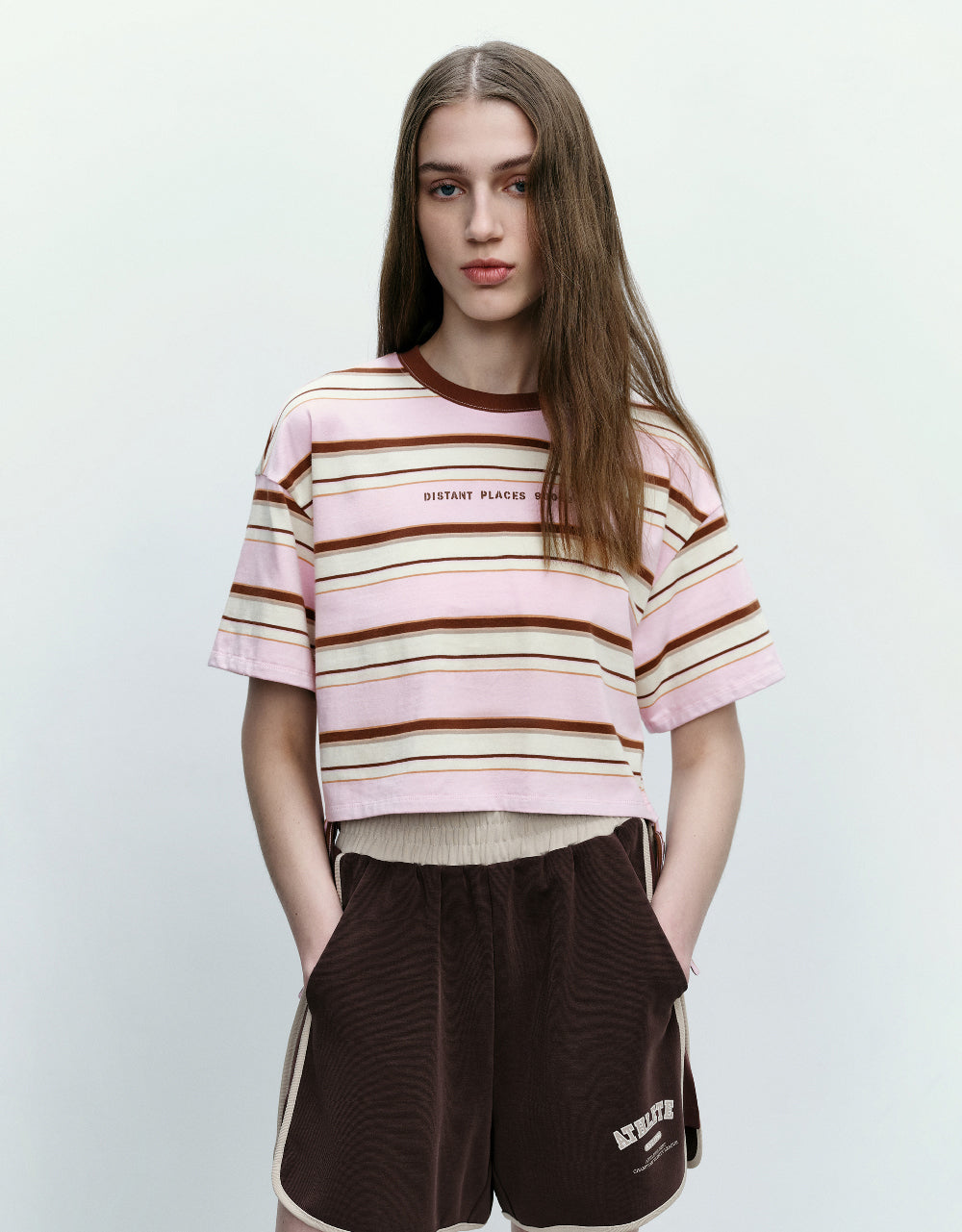 Striped Crew Neck T-Shirt