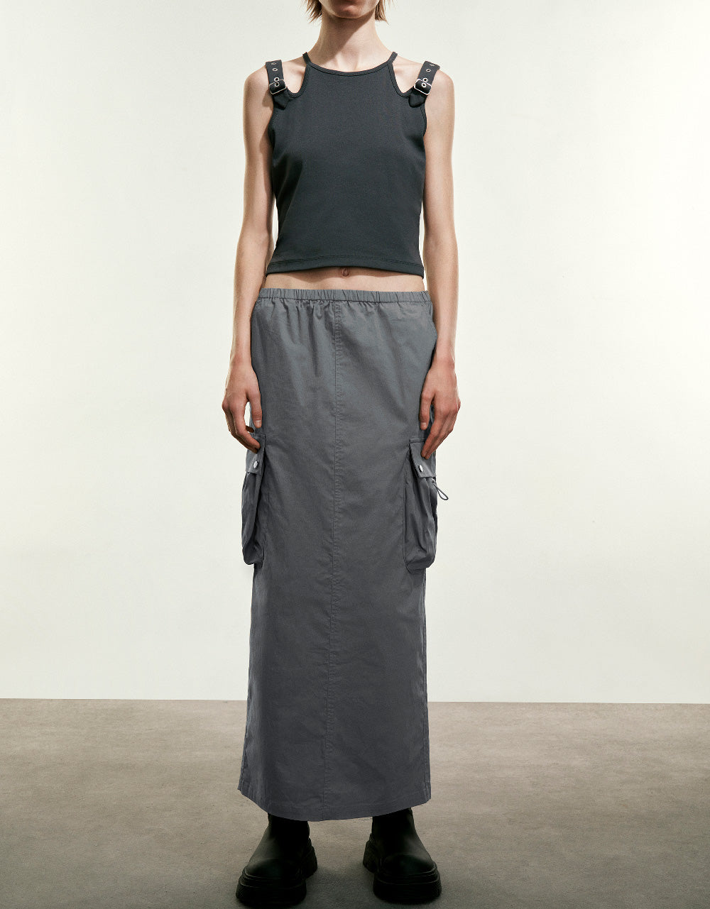Midi Straight Skirt