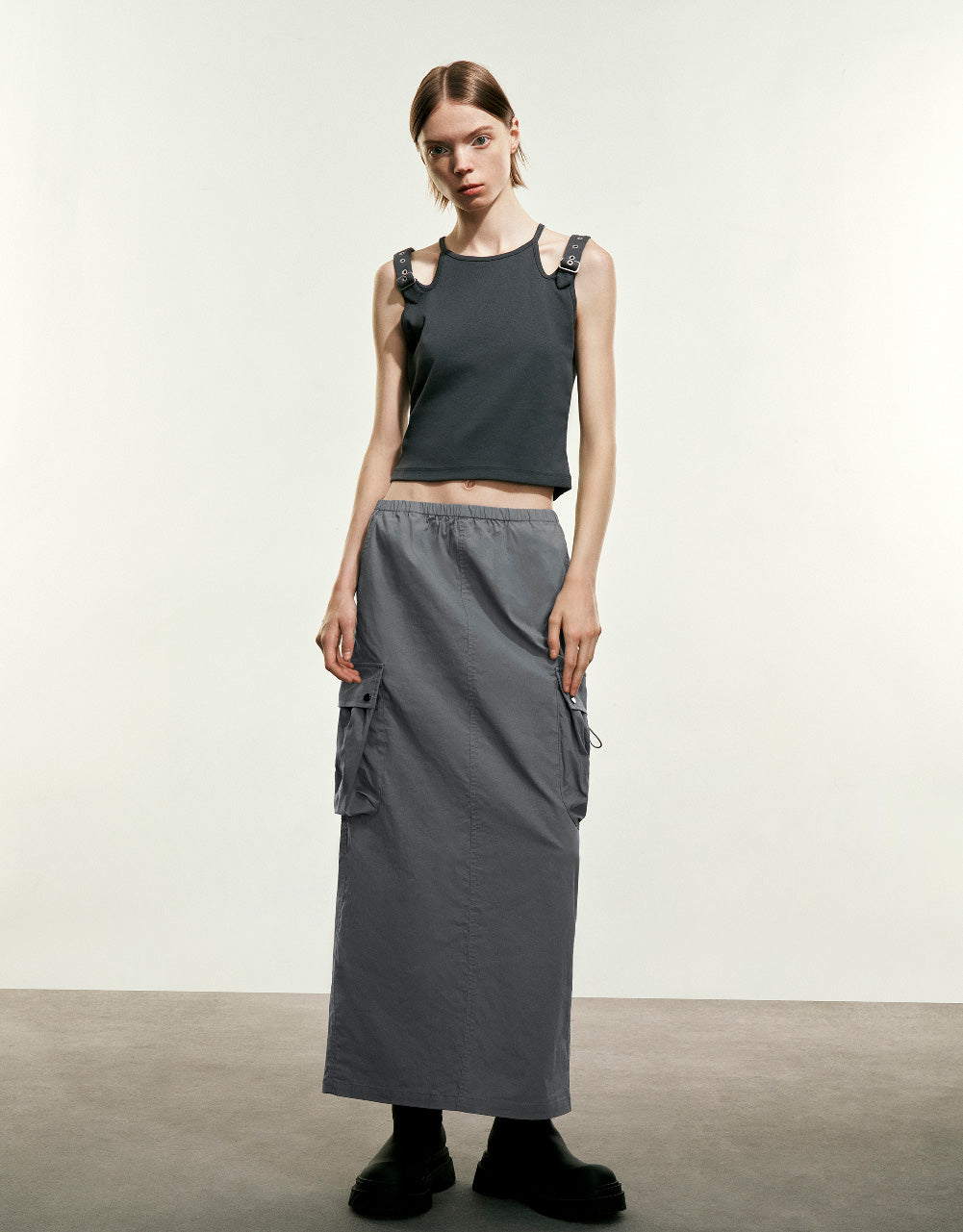 Midi Straight Skirt