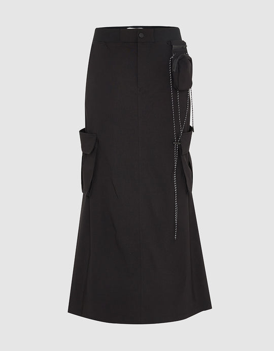 Midi A-Line Skirt