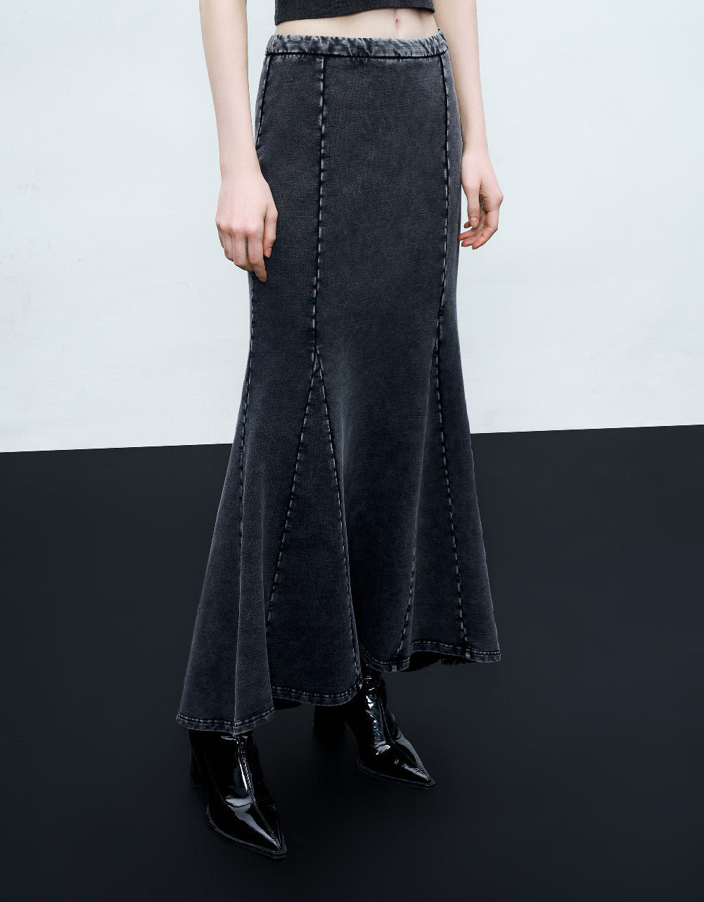 Maxi Knitted Fishtail Skirt