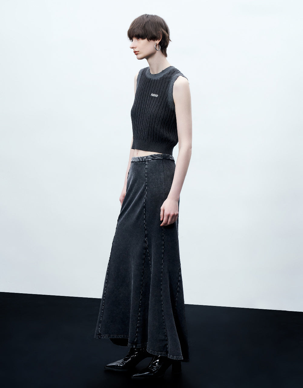 Maxi Knitted Fishtail Skirt