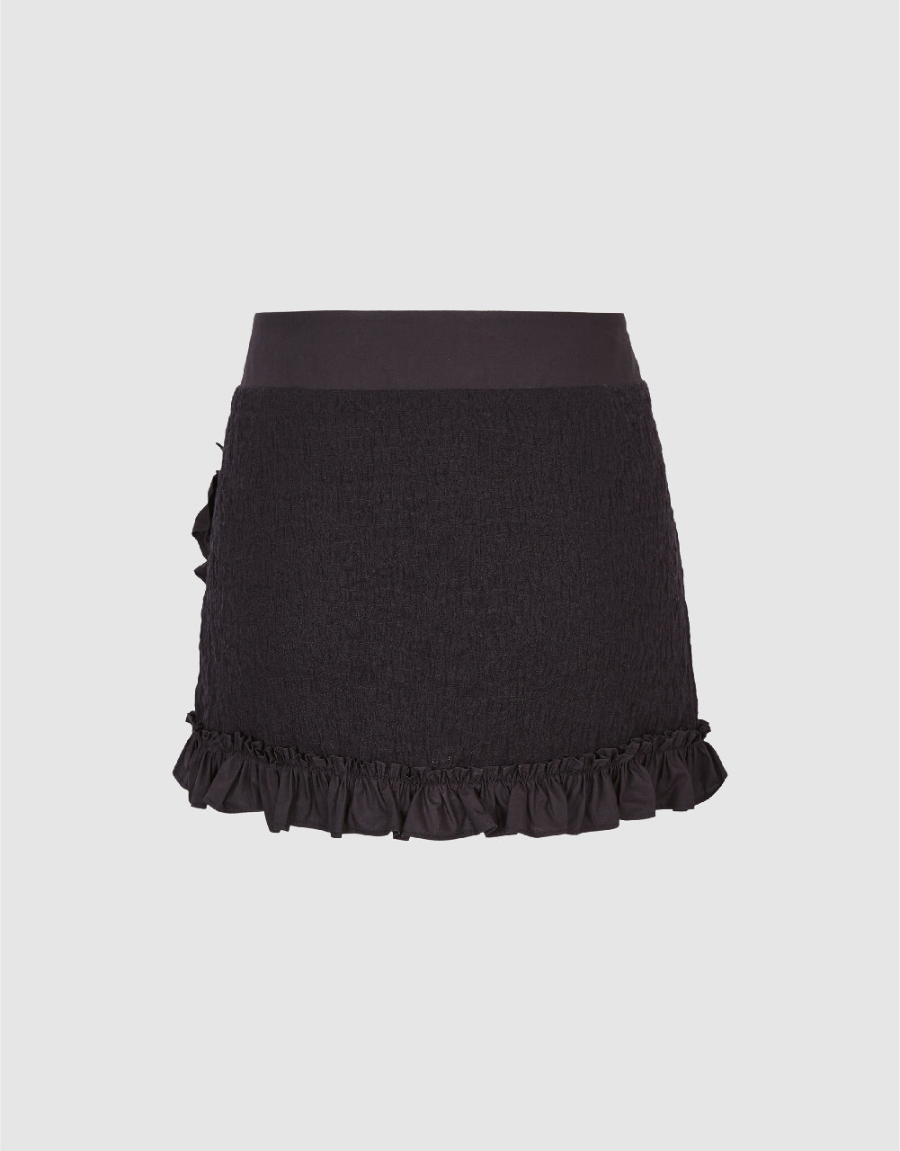 Frill Trim Mini Skirt