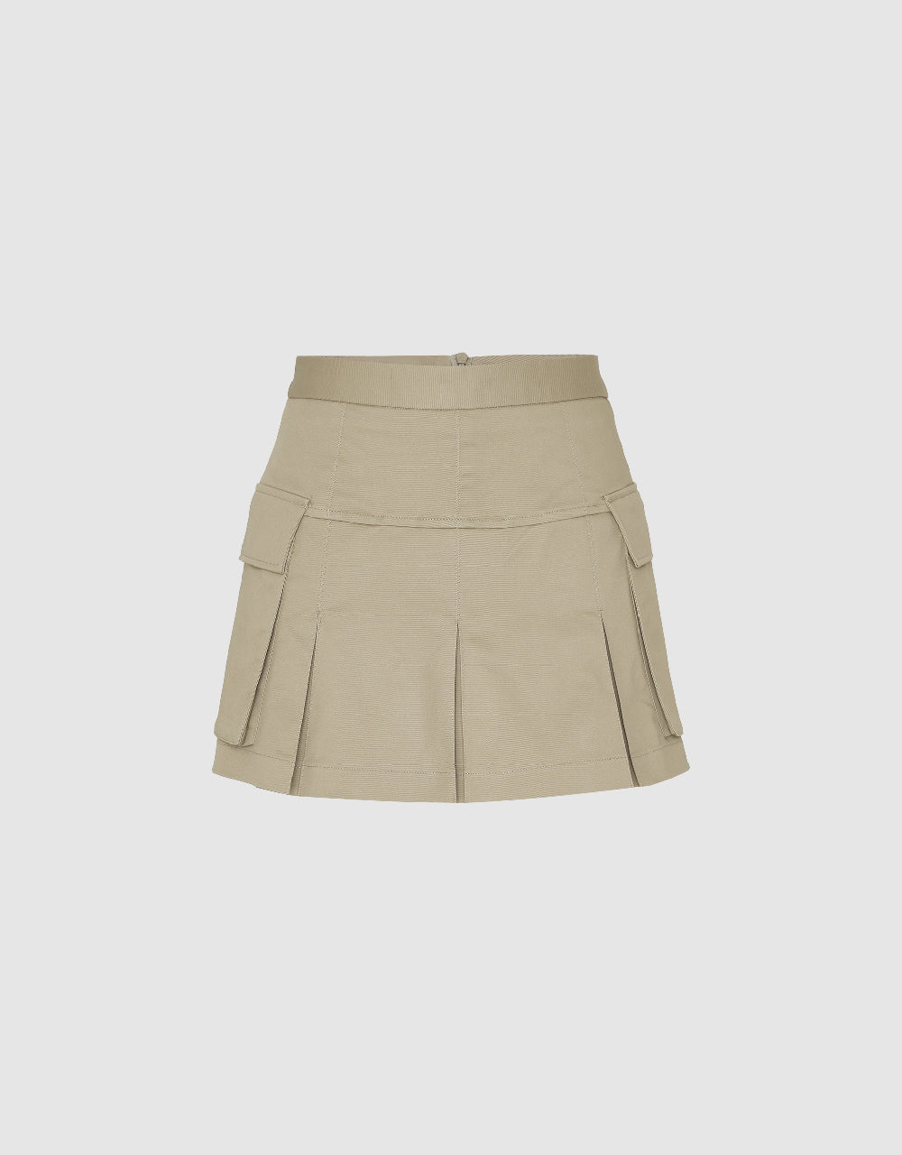Multi-Pocket Mini A-Line Skirt