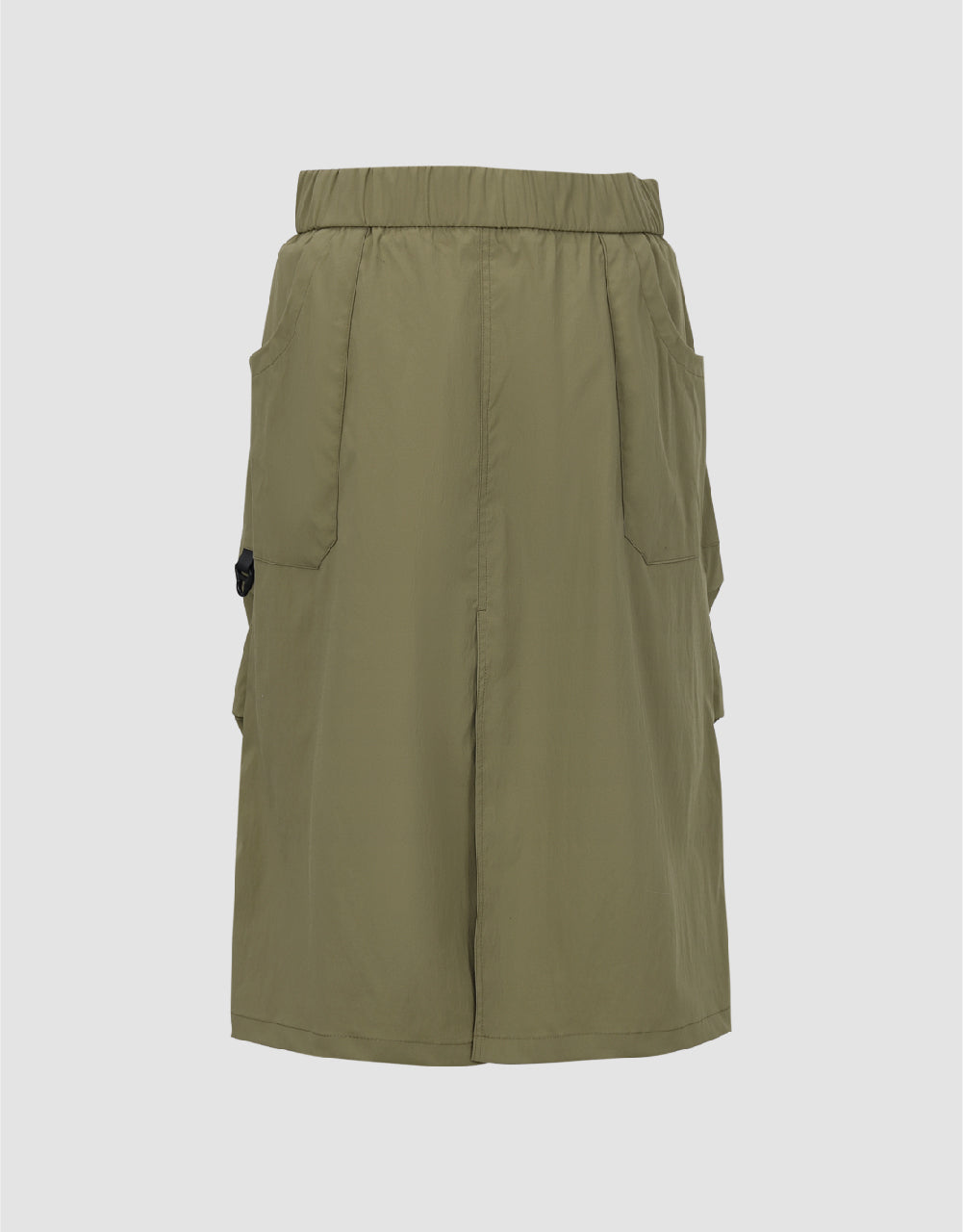 Midi Straight Skirt With Belt