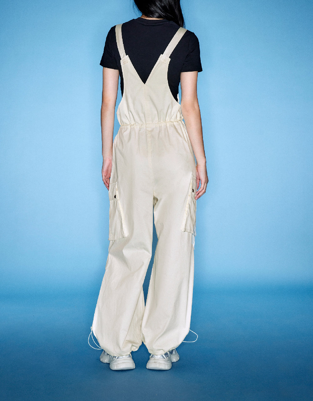 Drawstring Waist Jumpsuit