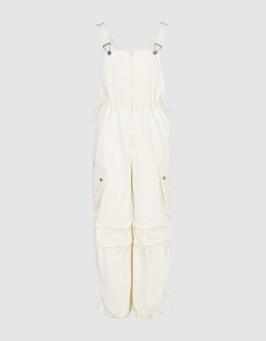 Drawstring Waist Jumpsuit