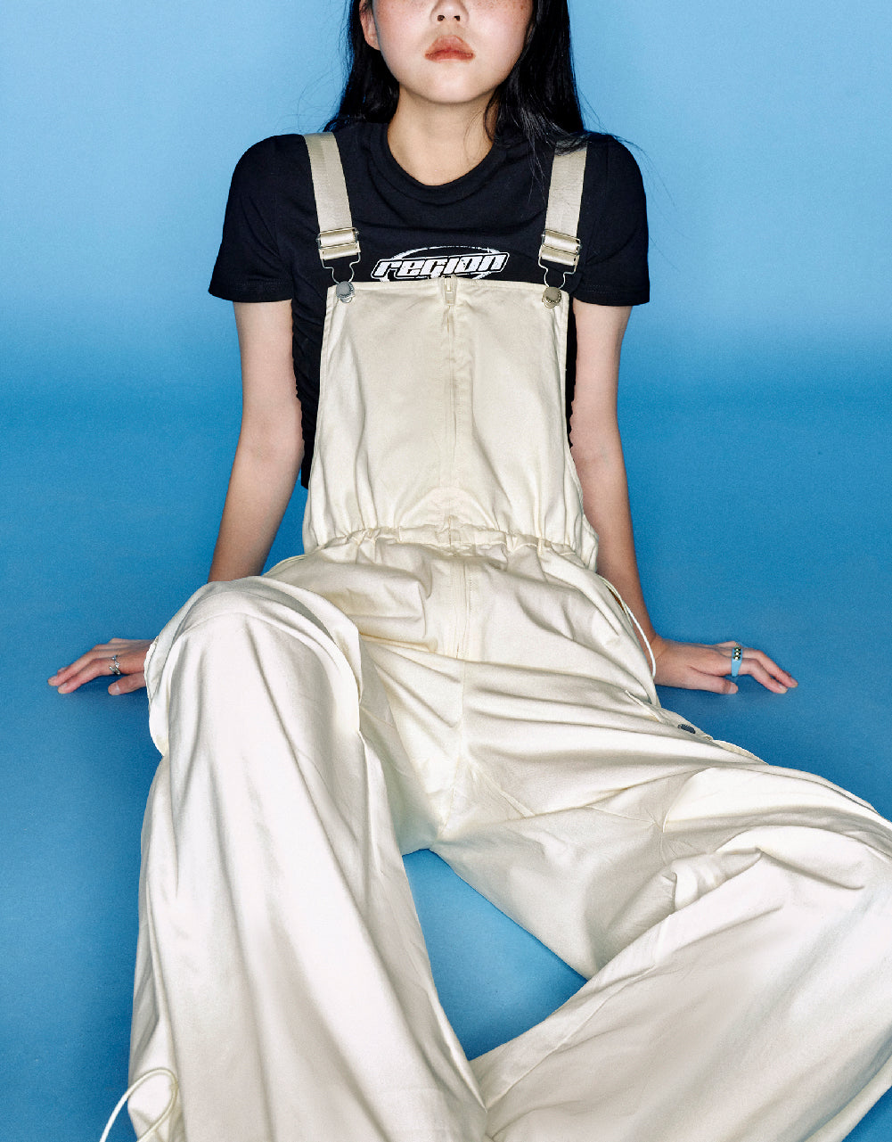 Drawstring Waist Jumpsuit