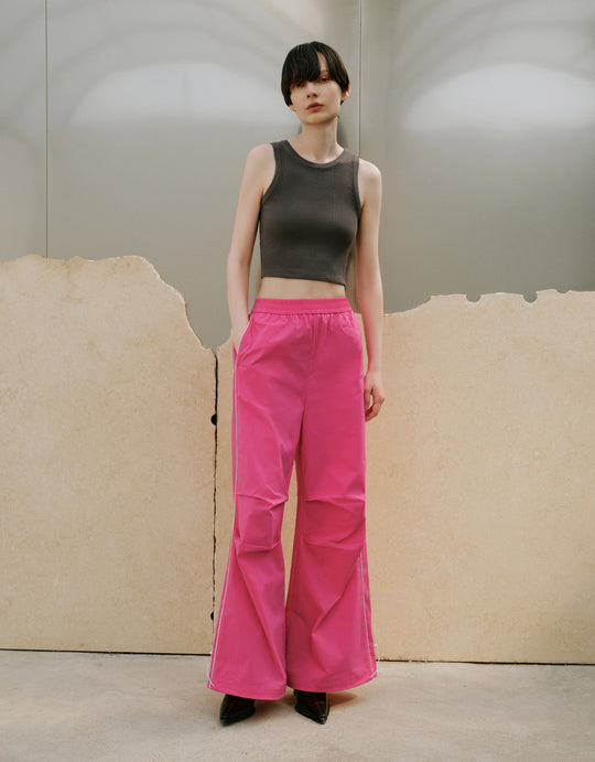 Woven Wide-Leg Pants