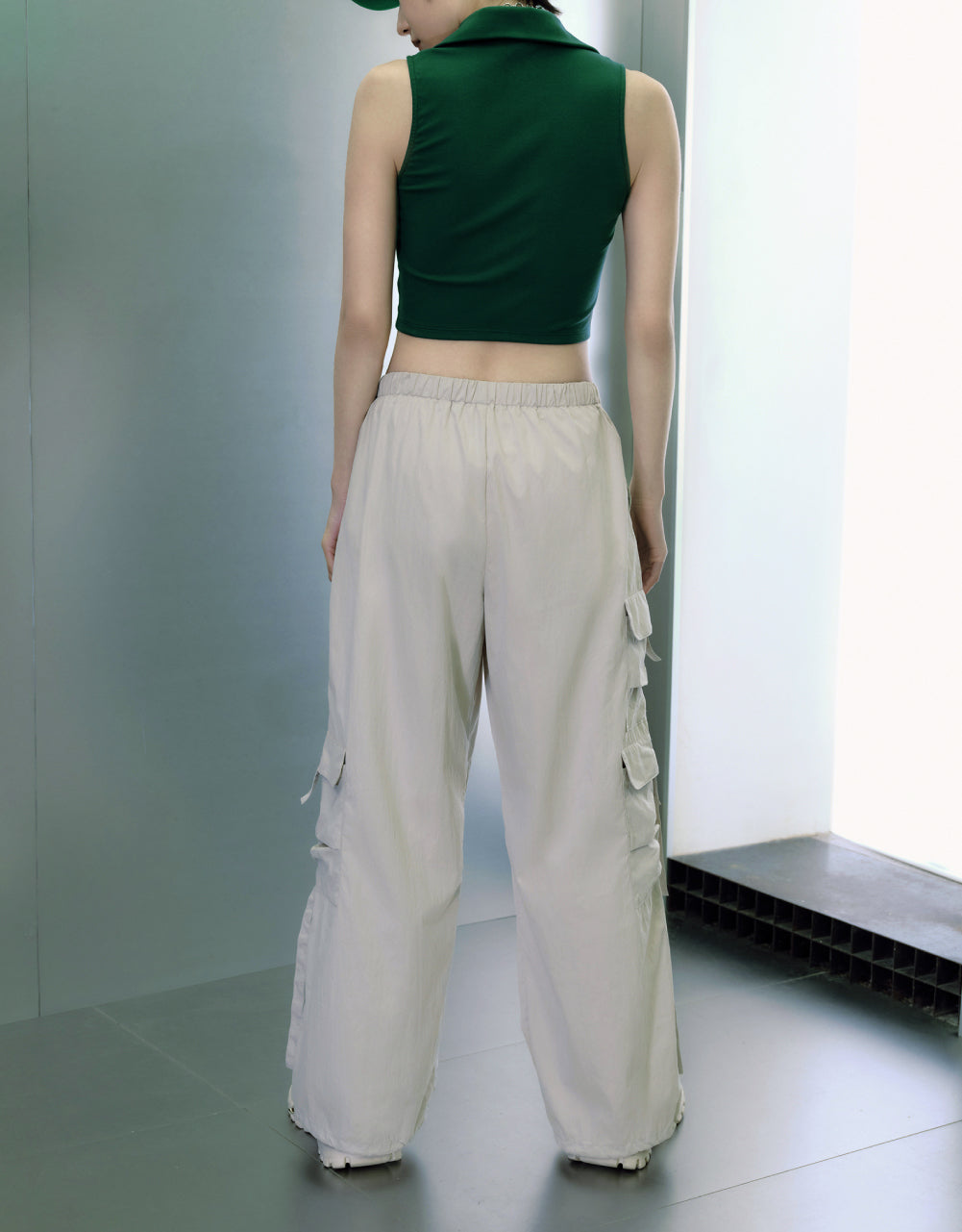 Drawstring Waist Jogger Pants