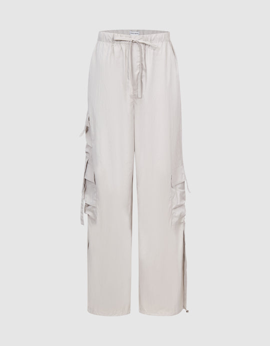 Drawstring Waist Jogger Pants