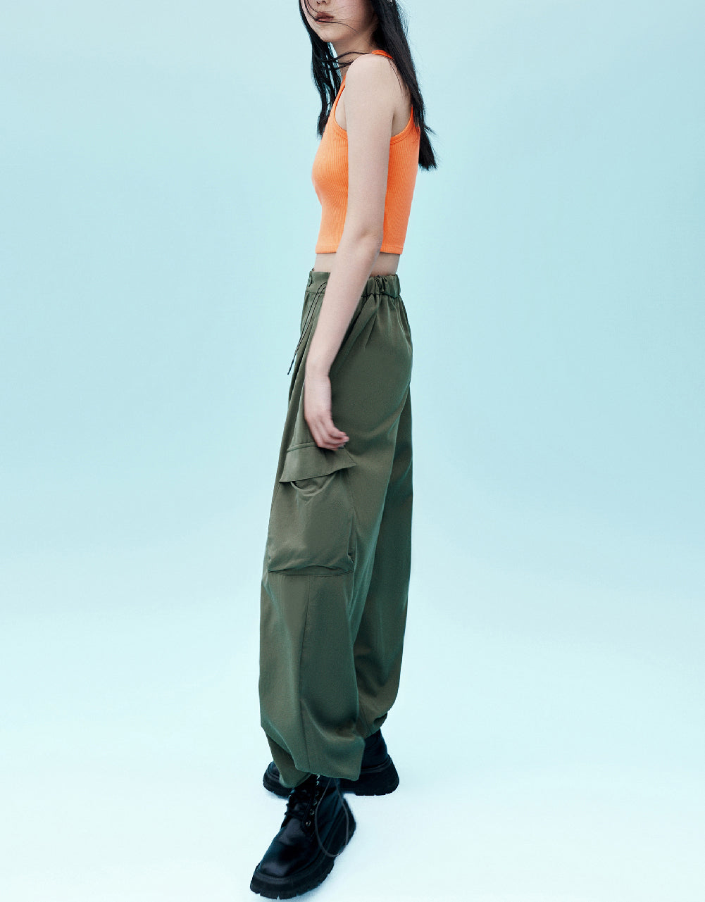 Thin Straight Pants