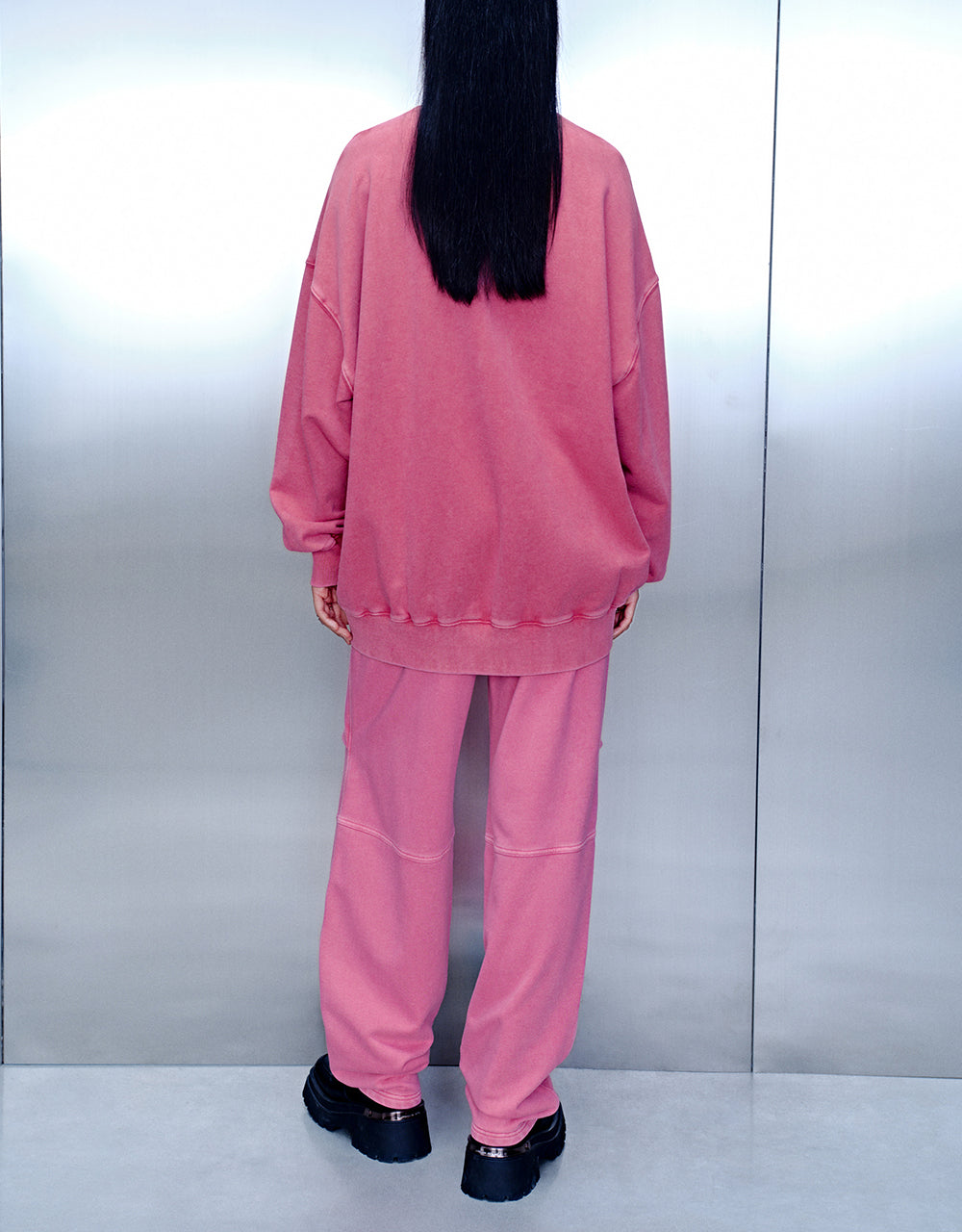 Elastic Waist Carrot Fit Pants