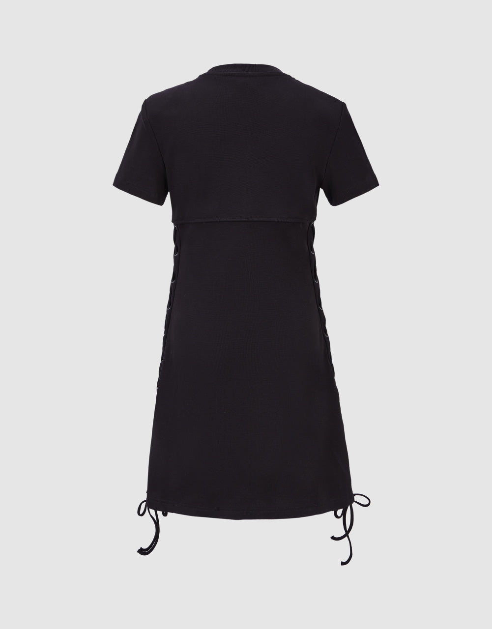 Standard Sleeve Crew Neck Skinny-Fit Dress