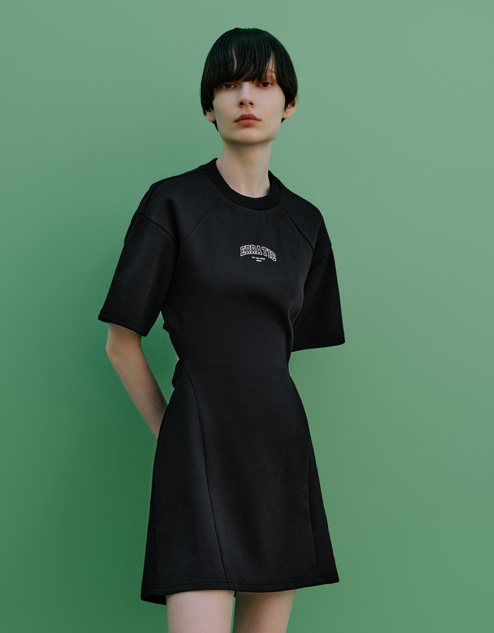 Graphic Print Straight Dress