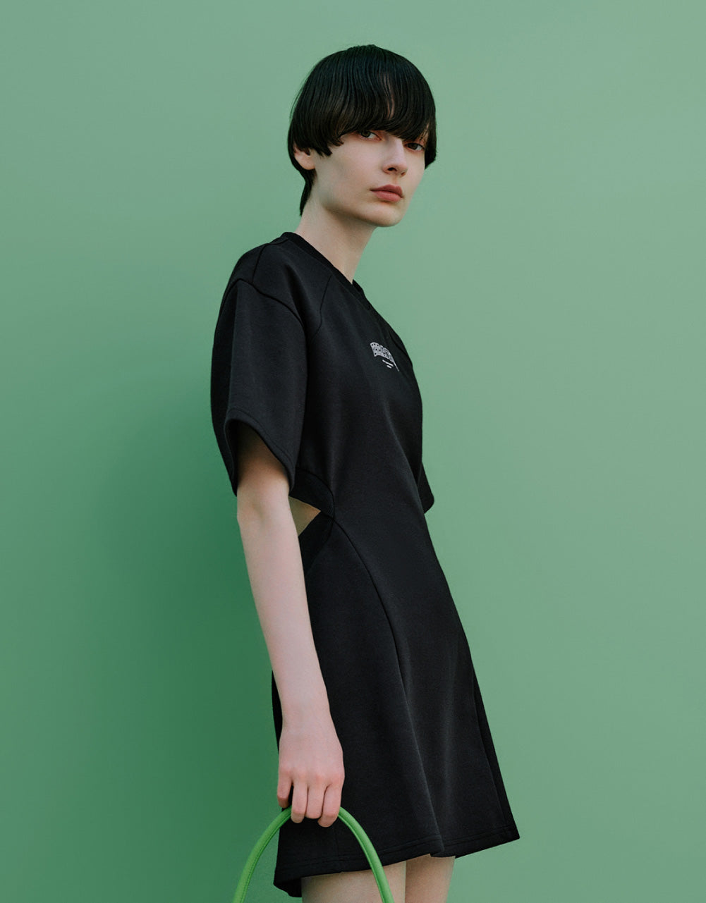 Graphic Print Straight Dress